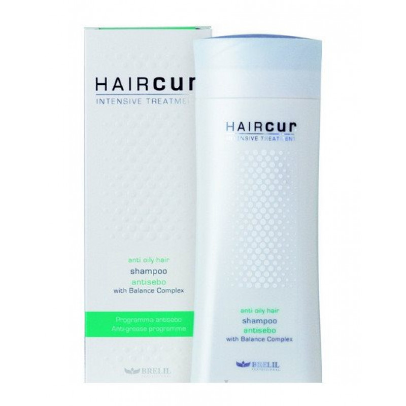 Шампунь против жирных волос-Brelil Hair Cur Anti Oily Hair Shampoo